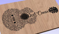 Lost Cause Song Lyrics Guitar Shaped  SVG ONLY DIGITAL