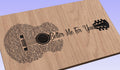 Better Me For You Song Lyrics Guitar Shaped  SVG ONLY DIGITAL