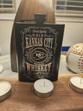 8 oz Engraved Kansas City Chiefs Whiskey Flask – Custom Laser Engraved Gift for Fans, Groomsmen, or Game Day!