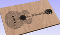 Never Not Remember You Song Lyrics Guitar Shaped  SVG ONLY DIGITAL