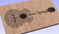 Silver Springs Lyrics Guitar Shaped  SVG ONLY DIGITAL
