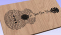 Go Your Own Way Song Lyrics Guitar Shaped  SVG ONLY DIGITAL
