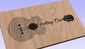 Starting Over Song Lyrics Guitar Shaped  SVG ONLY DIGITAL
