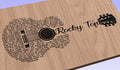 Rocky Top Guitar Shaped  SVG ONLY DIGITAL