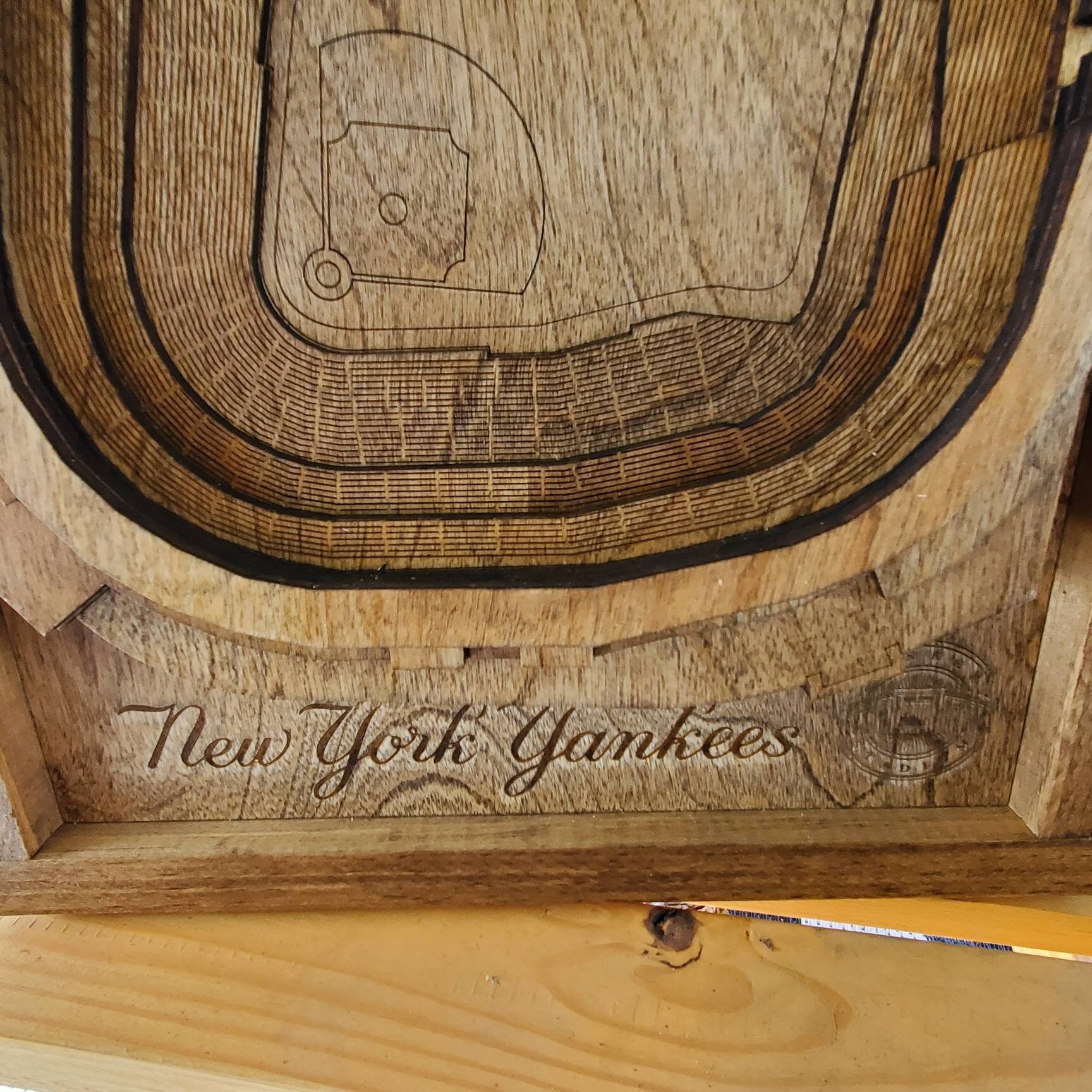 Yankee Stadium wood 3d model FREE SHIPPING
