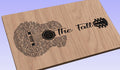 The Fall Song Lyrics Guitar Shaped  SVG ONLY DIGITAL