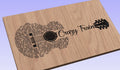 Crazy Train Lyrics Guitar Shaped  SVG ONLY DIGITAL