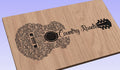 Country Roads Lyrics Guitar Shaped  SVG ONLY DIGITAL