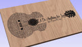 I’d Do Anything for Love Guitar Shaped  SVG ONLY DIGITAL