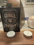 8 oz Engraved Georgia Bulldogs Whiskey Flask – Custom Laser Engraved Gift for Fans, Groomsmen, or Game Day!