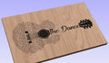 The Dance Song Lyrics Guitar Shaped  SVG ONLY DIGITAL