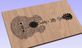 Daddys Little Girl  Song Lyrics Guitar Shaped  SVG ONLY DIGITAL
