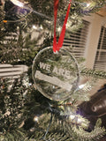 Penn State Nittany Lion K9 Crystal Ornament – Laser Engraved