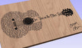 See You on the Other Side Lyrics Guitar Shaped  SVG ONLY DIGITAL