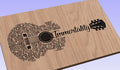 Immortality Lyrics Guitar Shaped  SVG ONLY DIGITAL