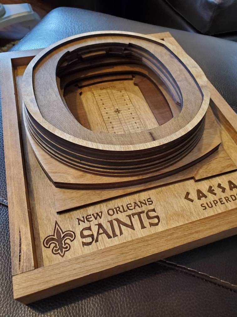 New Orleans Saints superome stadium 3d model FREE SHIPPING