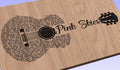 Pink Skies Song Lyrics Guitar Shaped  SVG ONLY DIGITAL