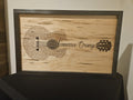 Tennessee Orange lyrics Wood guitar sign 14x22x2