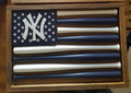 New York Yankees bat flag 18' bats 20x14 raised logo and stars