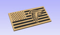 Atlanta Falcons  Football Flag SVG ONLY