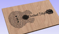 Dixieland Delight Lyrics Guitar Shaped  SVG ONLY DIGITAL