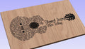 He Stopped Loving Her Today Song Lyrics Guitar Shaped  SVG ONLY DIGITAL