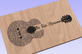 The Four Horsemen Song Lyrics Guitar Shaped  SVG ONLY DIGITAL