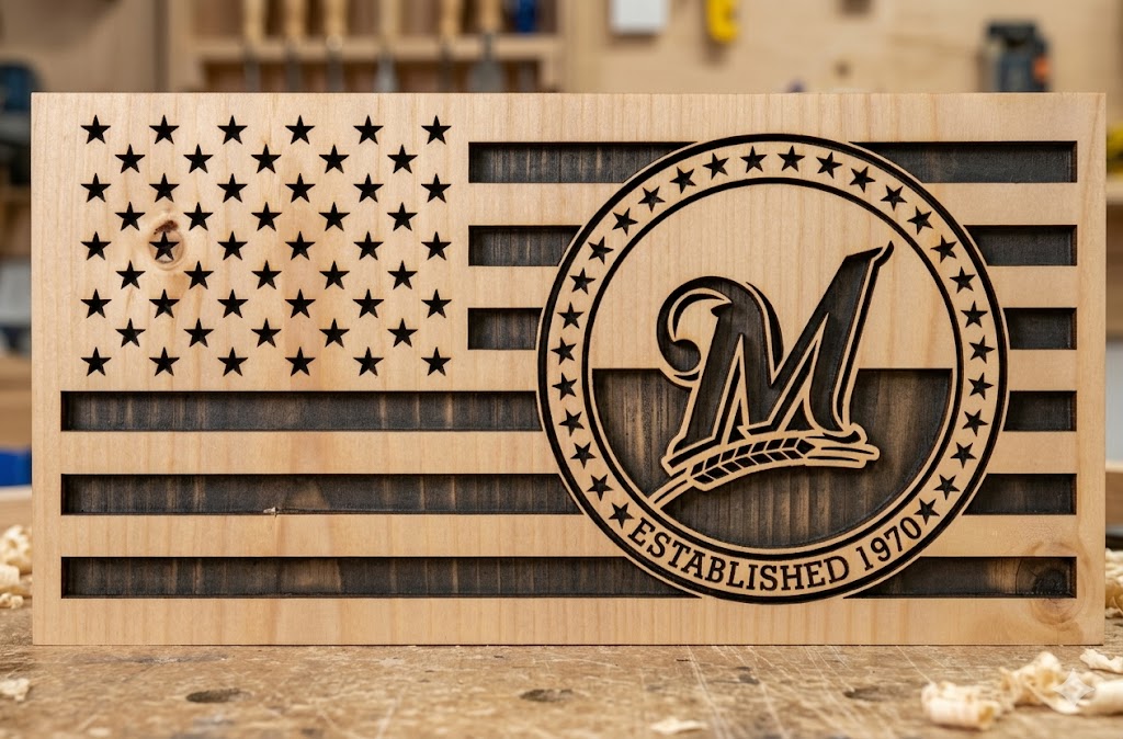 Milwaukee Brewers Flag SVG ONLY DIGITAL