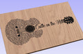 Castle on the Hill Song Lyrics Guitar Shaped  SVG ONLY DIGITAL