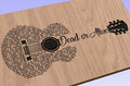 Dead or Alive Song Lyrics Guitar Shaped  SVG ONLY DIGITAL