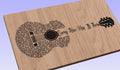 Every Rose Has Its Thorn Song Lyrics Guitar Shaped  SVG ONLY DIGITAL