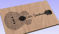Enter Sandman Lyrics Guitar Shaped  SVG ONLY DIGITAL
