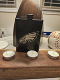 8 oz Engraved Philadelphia Eagles Whiskey Flask – Custom Laser Engraved Gift for Fans, Groomsmen, or Game Day!