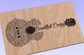 Beautiful Crazy Song Lyrics Guitar Shaped  SVG ONLY DIGITAL