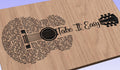 Take It Easy Song Lyrics Guitar Shaped  SVG ONLY DIGITAL