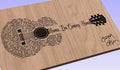 Mama I'm Coming Home  Lyrics Guitar Shaped  SVG ONLY DIGITAL