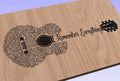 I Remember Everything Lyrics Guitar Shaped  SVG ONLY DIGITAL