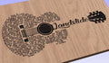 Landslide Lyrics Guitar Shaped  SVG ONLY DIGITAL