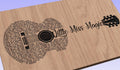 Little Miss Magic Lyrics Guitar Shaped  SVG ONLY DIGITAL