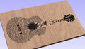 Self Esteem Song Lyrics Guitar Shaped  SVG ONLY DIGITAL