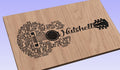 Nutshell Lyrics Guitar Shaped  SVG ONLY DIGITAL